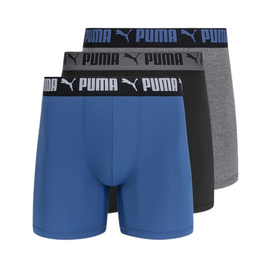 Boxers PUMA Athletic Fit Set de 3 piezas para hombre