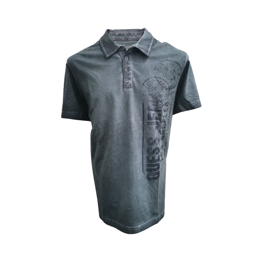 Playera Polo GUESS Los Angeles Stamp para hombre